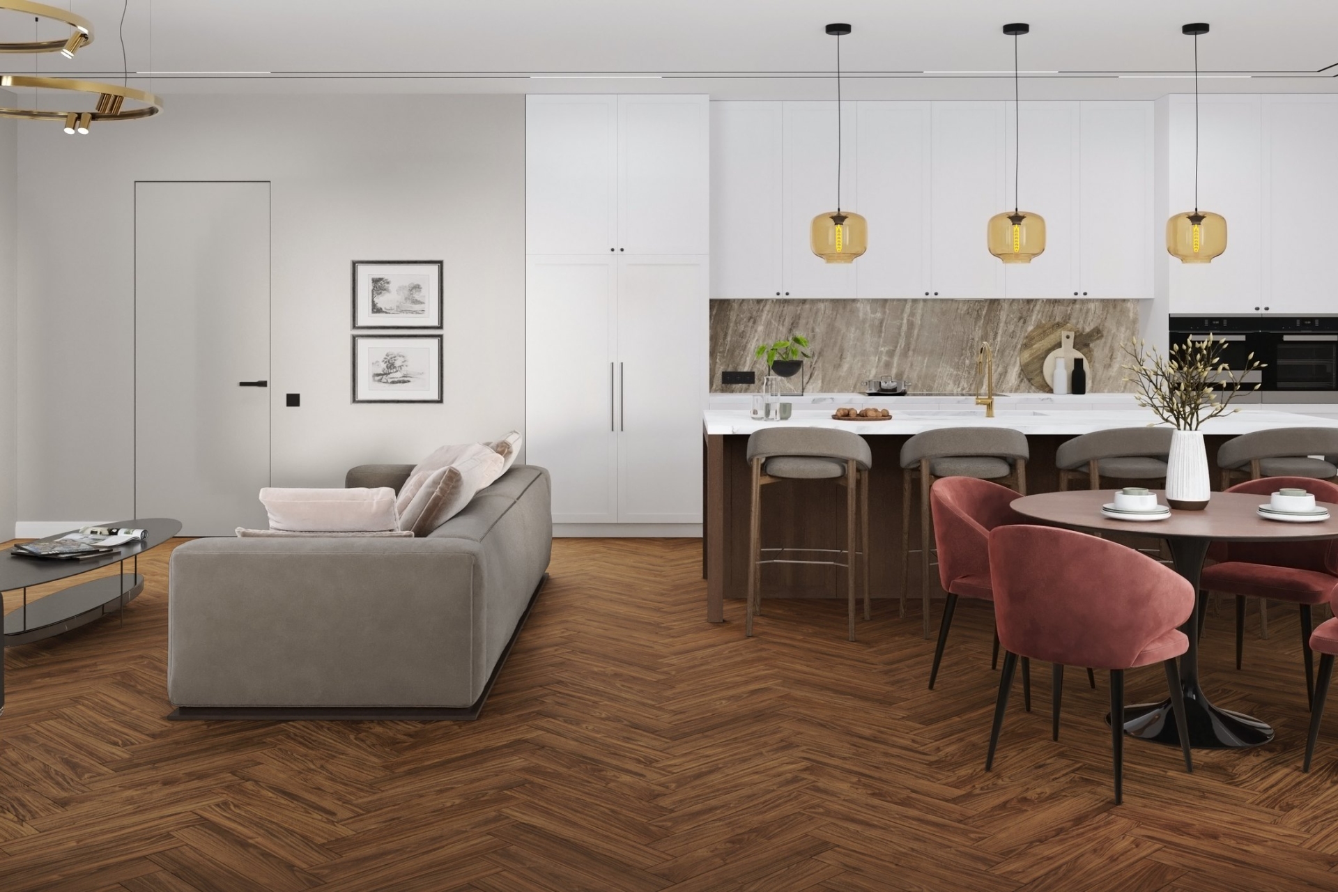 SPC ламинат «Damy Floor» Дерби (615*123*4 мм) — купить в Нижневартовске